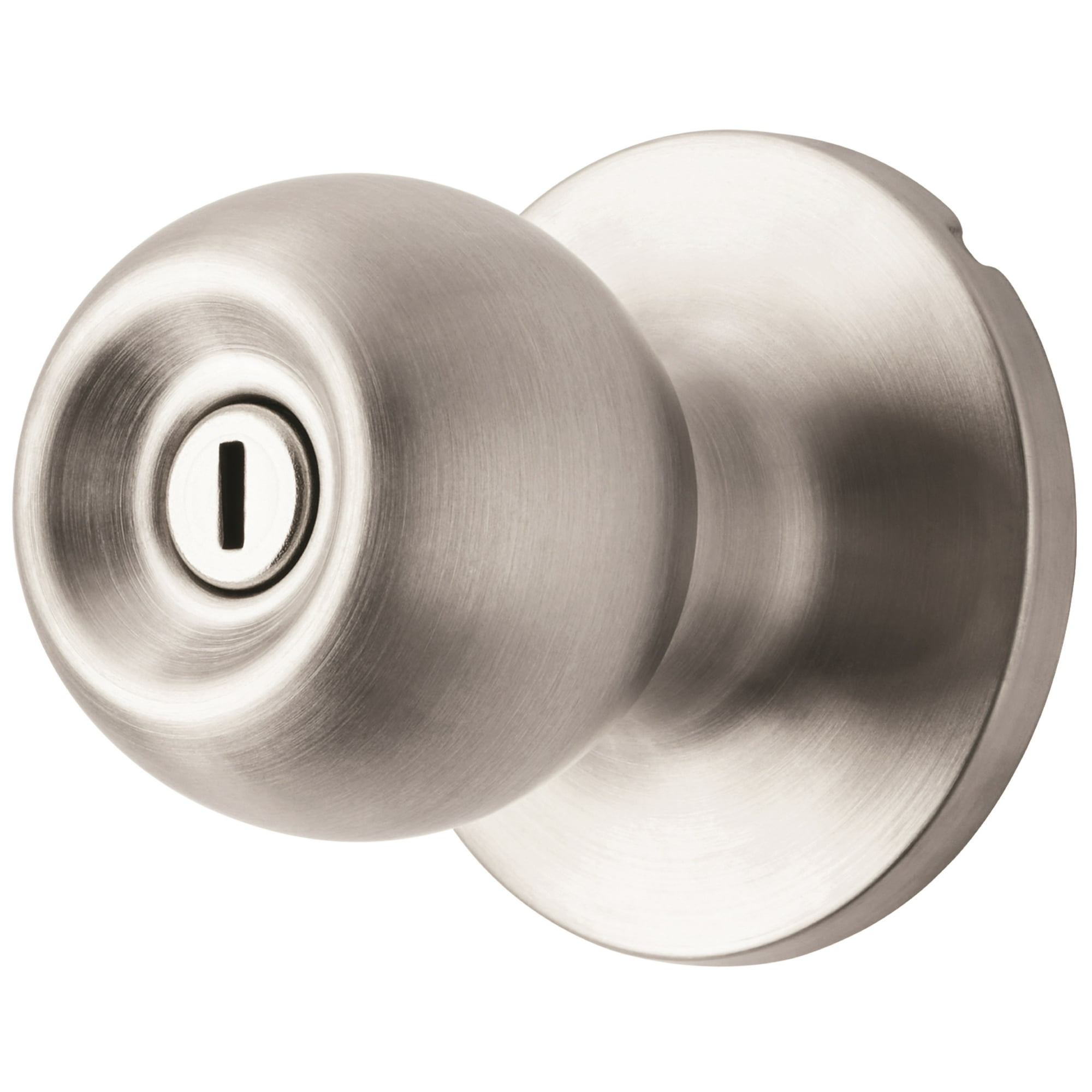 Hyper Tough Privacy Bed and Bath Doorknob, Stainless Steel Finish, 1 Pack