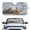 Beach Starfish Design, variant on HUIACONG Starfish Seashell Beach Print Foldable Sunshade for Car Windshield Front Window for Auto Sedans Car Windshield Sun Shade Reflective