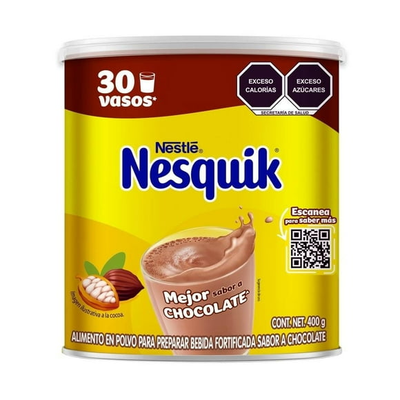 Alimento en Polvo para Preparar Bebida Sabor a Chocolate Nesquik lata 400g