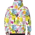 thumbnail image 5 of Hoodies for Men - Tropical Pineapples Long Sleeve Comfrt Men'S Fashion Hoodies & Sweatshirts, Sweatshirts for Men Hoodies Pullover Clothing Clothes with Pouch, 5 of 7