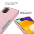 thumbnail image 4 of Feishell for Samsung Galaxy A52 5G Durable Rugged Case, [Three Layers Protection] [Military Grade Drop Protection] Heavy Duty Shockproof Anti-Scratch Support Wireless Charging Phone Case, Pink+Green, 4 of 6