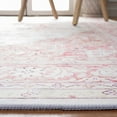 thumbnail image 5 of SAFAVIEH Tucson Herbert Traditional Machine Washable Runner, 2'6" x 10', Beige/Rust, 5 of 9