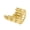 Gold, variant on Vintage Roman Colosseums Inspired Adjustable Ring Fashion Jewelry Accessory