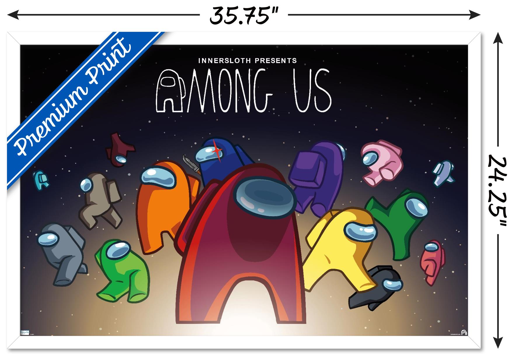 Among Us - Space Wall Poster, 22.375" x 34" Framed
