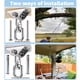 thumbnail image 5 of Kit para colgar hamacas, ganchos giratorios de 360° de alta resistencia para columpios, sillas, yoga, columpios para porches al aire libre, 5 of 5