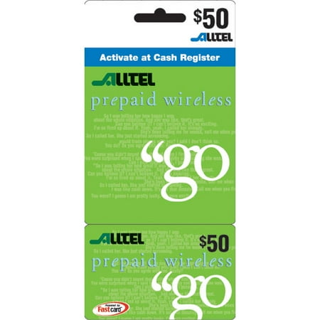 $50 ALLTEL Prepaid Wireless Refill Card