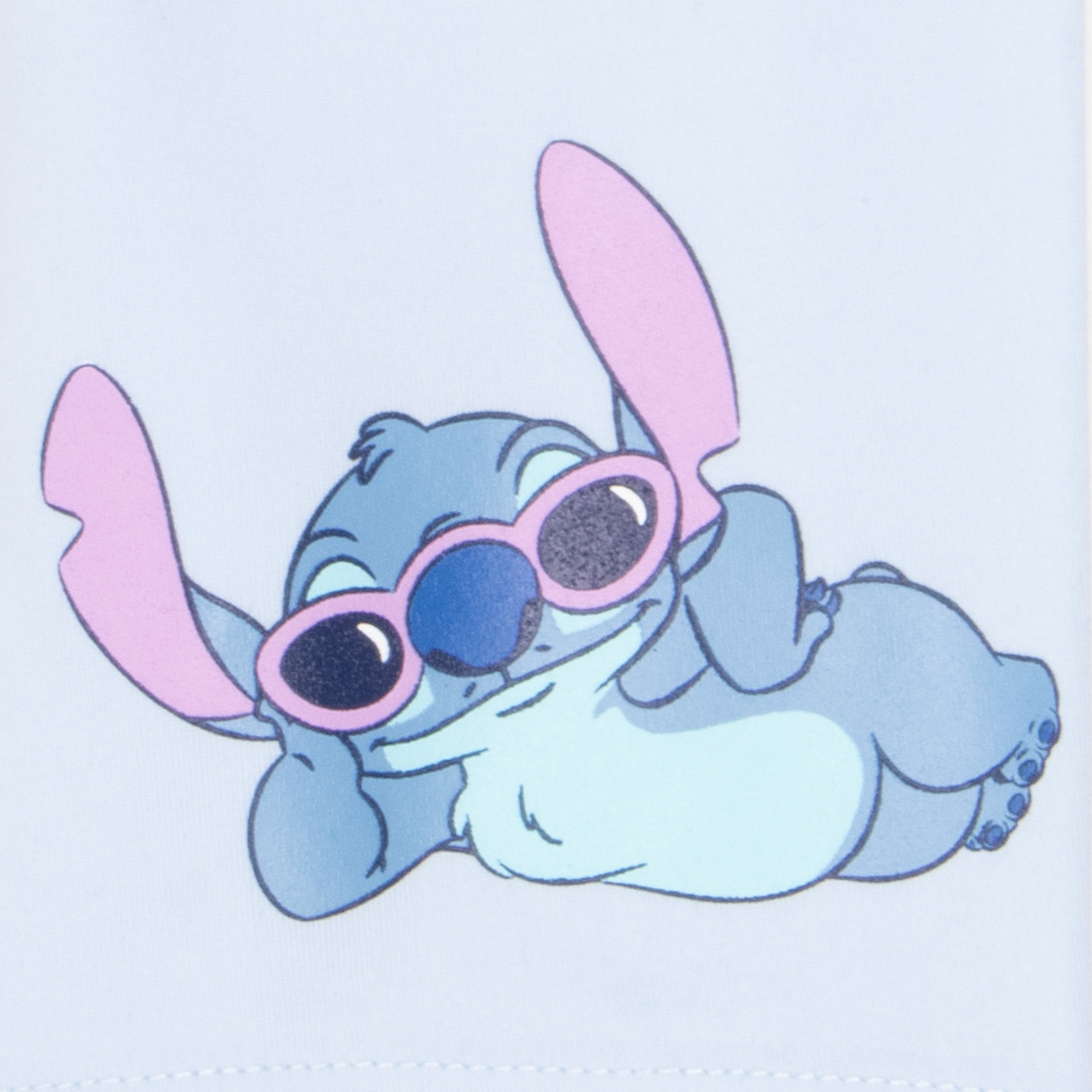 Disney Lilo & Stitch Girls 2-Piece Set - Stitch Good Vibes Graphic Print T-Shirt and Biker Shorts - Summer Outfits for Kids (SizeS 2T-6X)