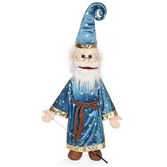 25" Wizard w/ Glasses, Full Body, Ventriloquist Style Puppet