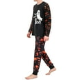 thumbnail image 7 of DAKIMOE Halloween Pajamas Family Matching Glow In The Dark Halloween Print Long Sleeve PJs Set Outfits 2 Pieces Cotton Loungewear Sleepwear for Adult Men Women Kids Toddler, Ghost, Dad-XL, 7 of 7
