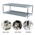thumbnail image 3 of OATIPHO Simple Installation Grey Metal Shoe Stand Practical Space Saving Storage Rack, 3 of 3