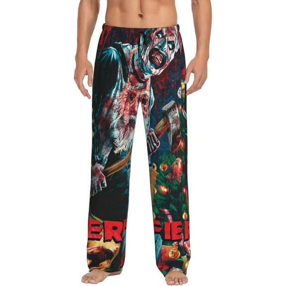 Terrifier Pajama Pants for Men, Super Soft All over Print Lounge Pants Sleepwear Bottom with Pockets Drawstring