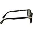 thumbnail image 2 of Persol Men's PO3108S-95/31-49 Black Round Sunglasses, 2 of 3