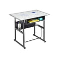 thumbnail image 2 of Safco AlphaBetter Stand-Up - Table - rectangular - white - black base, 2 of 6