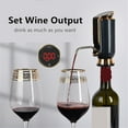 thumbnail image 4 of Waterproof Electric Wine Aerator Alcohol Output Setting Wine Decanter Dispenser Wine Stopper, 4 of 5