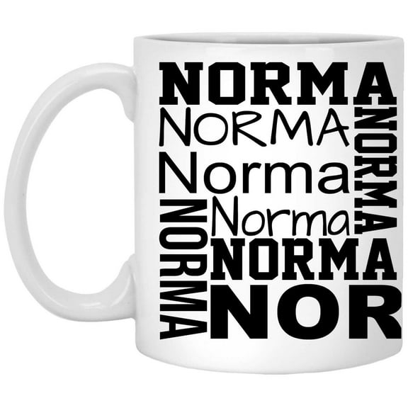 Personalized Your Name Signature Mug, Norma Coffee Mug, Custom Mug with Name, Customized Tea Cup with First and Last Name, Personalized Coffee Mug 11 Oz 707687