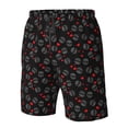 thumbnail image 4 of Fotbe Love Valentine's skull Trajes de Baño Estampados para Hombre, Shorts de Verano de Secado Rápido, Ropa de Playa, Bañadores-Large, 4 of 6