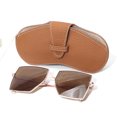 thumbnail image 2 of CSChome Pochette à Lunettes Résistante aux Taches Pochette à Lunettes Douce Imperméable en Faux Cuir Outil de Rangement Quotidien Protecteur de Lunettes, 2 of 7