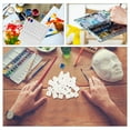 thumbnail image 4 of SEWACC 75pcs Half Paint Pans For Diy Projects Storage Solution, 4 of 8