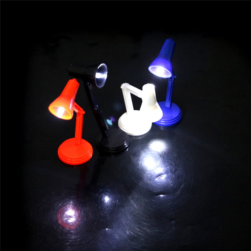 Mini Led Reading Lamp Toy for 1/12 Dollhouse Toy Accessories Desk Lamp lightHEP 