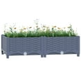 thumbnail image 1 of vidaXL Raised Bed 80x40x23 cm Polypropylene, 1 of 4