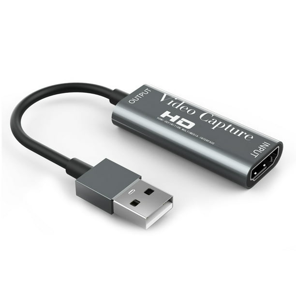 Romacci Portable Mini Video Capture Card Usb 2 0 To Hd Video Grabber Record Box For Game Dvd Camcorder Hd Camera Live Streaming Recording Walmart Com Walmart Com