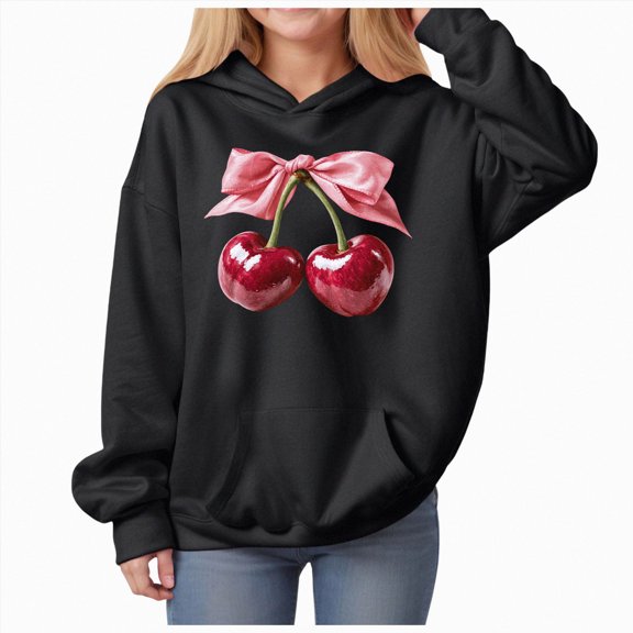 Gubotare Hoodies for Toddler Girls Cute Girl's Hoodie Sweatshirt Cute Long Sleeve Hooded Pullover Tops Loose Kids Clothes Fall 3T 4T (Black,3-4 Years)