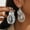 Sliver, variant on Yoyauz Bohemian Bohemian Teardrop Drop Earrings Women's – Delicate – Handmade Tinsel Wrapped In Coloured Faceted Glass