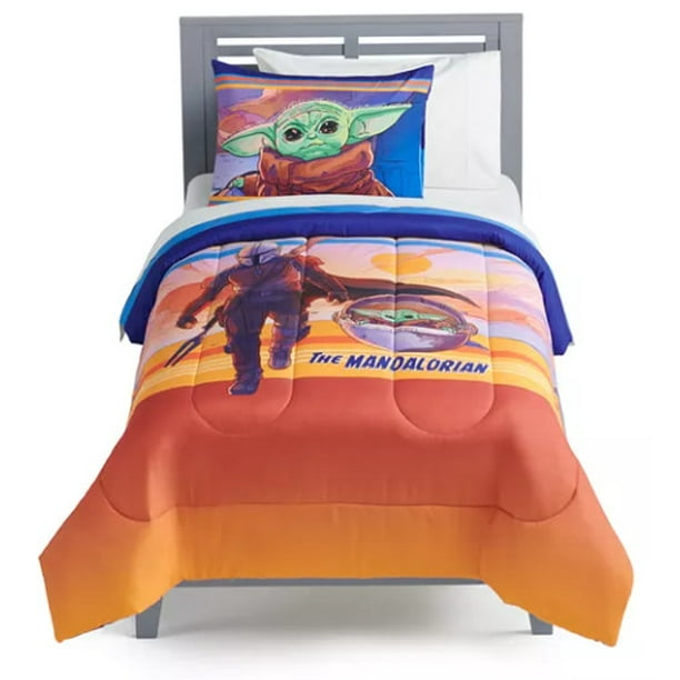 Star Wars The Mandalorian Full / Queen Comforter & Shams Set (3 Piece