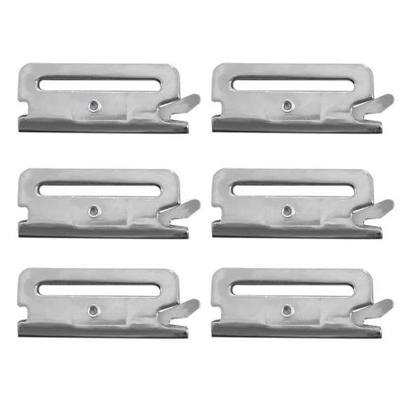 Snap-Loc SLAEI6 E-Fitting for 2 in. Straps & Connects to E-Track - Zinc Plated, Pack of 6