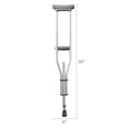 thumbnail image 5 of Equate 3-in-1 Universal Crutches, Thick Underarm Pads, Height Adjustable for Youths to Adults, 300lb. Weight Capacity, 5 of 6