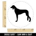 thumbnail image 2 of Saluki Dog Solid Self-Inking Rubber Stamp Ink Stamper - Orange Ink - Small 3/4 Inch, 2 of 7