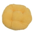 thumbnail image 2 of Cojín redondo de 40 cm Zulema Cojín de suelo Cojín decorativo para sofá Amarillo Funda de cojín de asiento de silla, 2 of 5