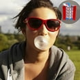 thumbnail image 6 of Bazooka Throwback Bubblegum Rectangular Shaped Soft Chewing Gum Candy Delicacies Sweet Treats Confectionery Classic Traditional Taste Blow Pink Texture Gummy Stretchy Bubble Retro Iconic Joe Pack of 2, 6 of 7