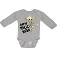 thumbnail image 3 of Inktastic Happy Halloween with Dancing Skeleton Boys or Girls Long Sleeve Baby Bodysuit, 3 of 5