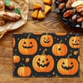 thumbnail image 3 of Fall Placemats Washable Fruits Pumpkins Cute Placemats Heat-Resistant Non-Slip Fade-Resistant Placemats, Deco for Restaurant Dining Table Home 17.7x13 Inches, 3 of 5