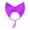 Purple, variant on PatungKu Comfortable Cats Shower Caps Ear Protective Water Resistant Cats Bath Accessories