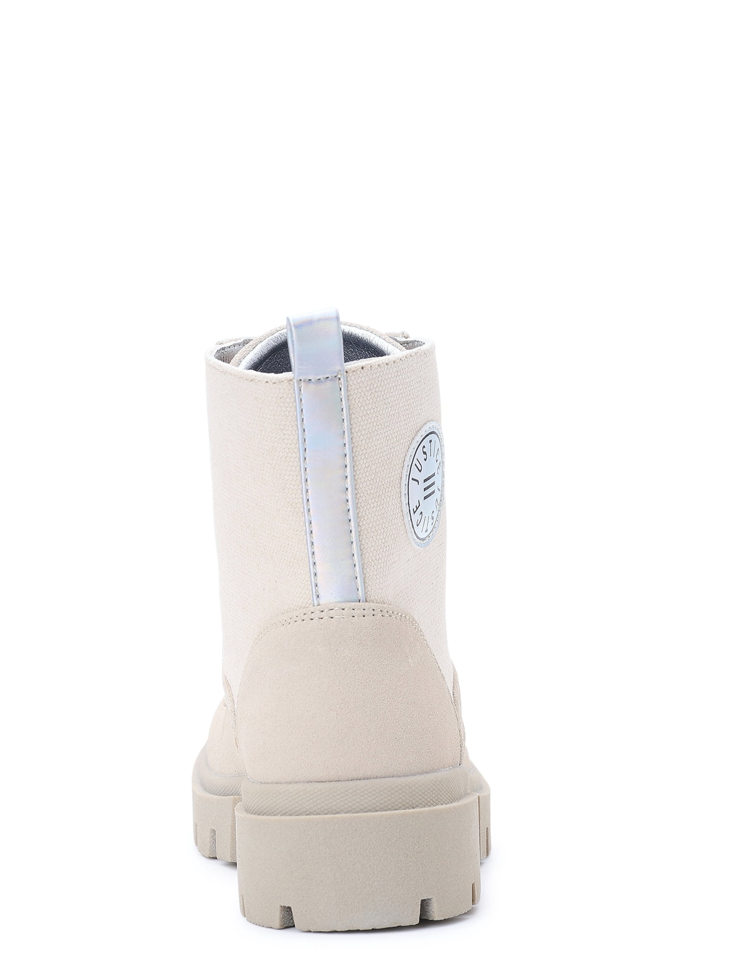 Justice Girls Lace Up Lug Boots, Sizes 13-4