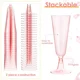 thumbnail image 2 of 25 copas de champán de plástico desechables de 150 ml con embalaje seguro, copas transparentes para brindis y fiestas, 2 of 5