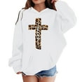 thumbnail image 3 of Tiijoy Tween Girls Jesus Graphic Print Hoodie Soft Hooded Sweatshirt, Sizes 13-14, 3 of 3