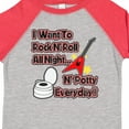 thumbnail image 4 of Inktastic I Want to Rock N' Roll N' Potty Everyday Boys or Girls Toddler T-Shirt, 4 of 5