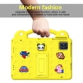 thumbnail image 6 of TECH CIRCLE Case for Onn 10.1" Tablet 2024 Gen 4, Cartoon Panda Shockproof Rugged Lightweight Convertible Stand Handles Kids Friendly Case for Onn 10.1 inch 4 Gen Tablet 2024 Model:100135925,Yellow, 6 of 7