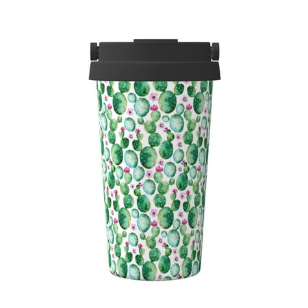 

Junzan Cactus Plants for Stainless Steel Vacuum Insulated Tumbler - Reusable Insulated Cold Brew Iced Coffee Cup Thermos -Gifts for Women Men Him Her
