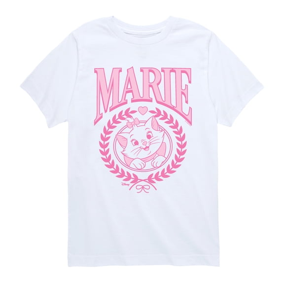 The Aristocats - Marie Collegiate - Youth Boys Short Sleeve Graphic T-Shirt