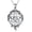 Moonstone, variant on Pentagram Necklace Sterling Silver Pentacle Wiccan Birthstone Tetragrammaton Necklace Gift for Women