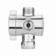 thumbnail image 1 of 1/2 inch 3-Way T-adapter Diverter Valve Adjustable Shower Head Arm Mounted Diverter Valve Bathroom H, 1 of 5