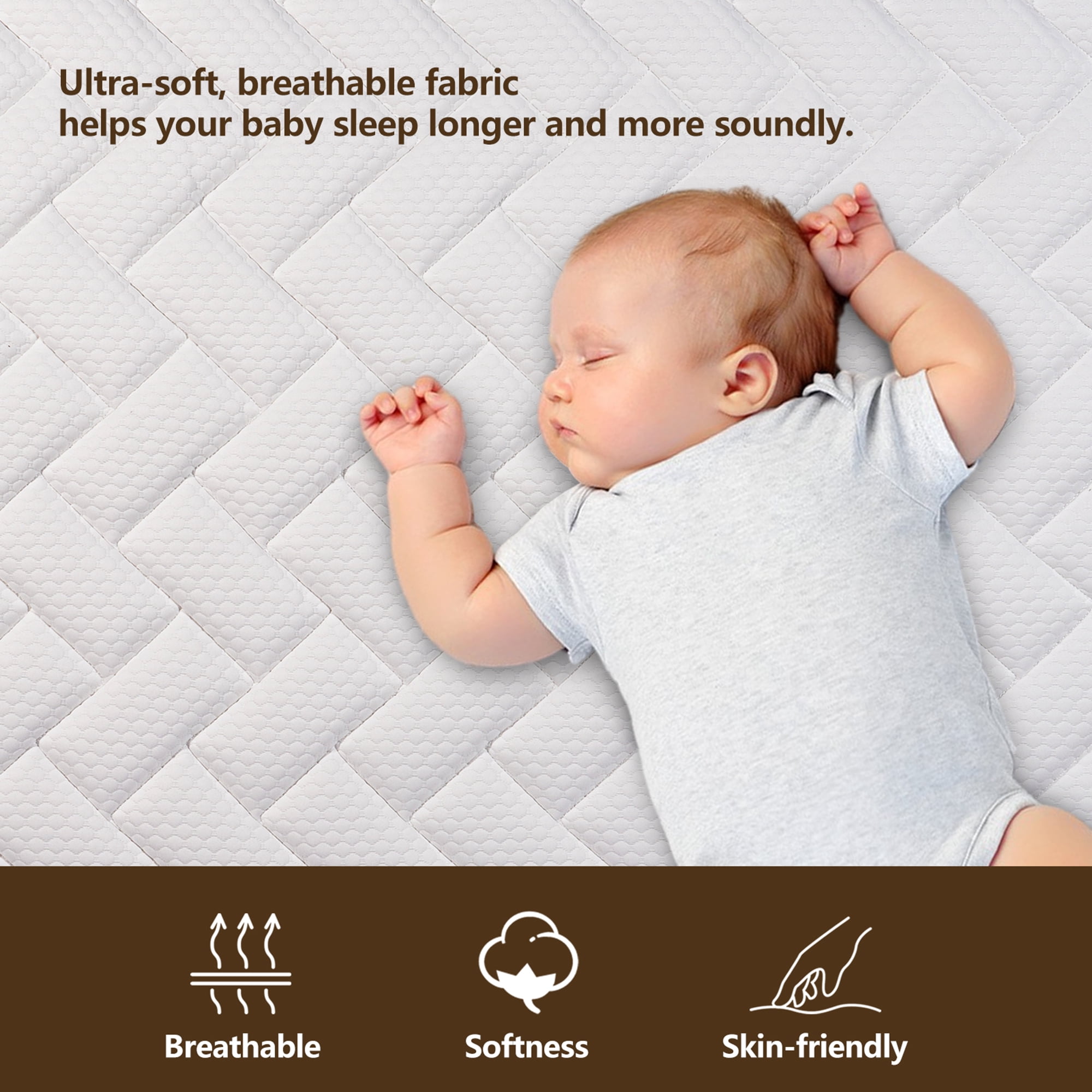 Mronae 14" Queen Size Mattress Cooling Gel Hybrid Memory Foam & Pocket Coils Bed in a Box,Medium Firm