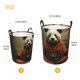 thumbnail image 3 of Fotbe Jungle Meditating Panda Cesto de Ropa con Asas, Cesto Impermeable de Gran Capacidad, Bolsa de Lavado para Dormitorio, Cesto de Ropa con Ruedas y Asas-Medium, 3 of 6