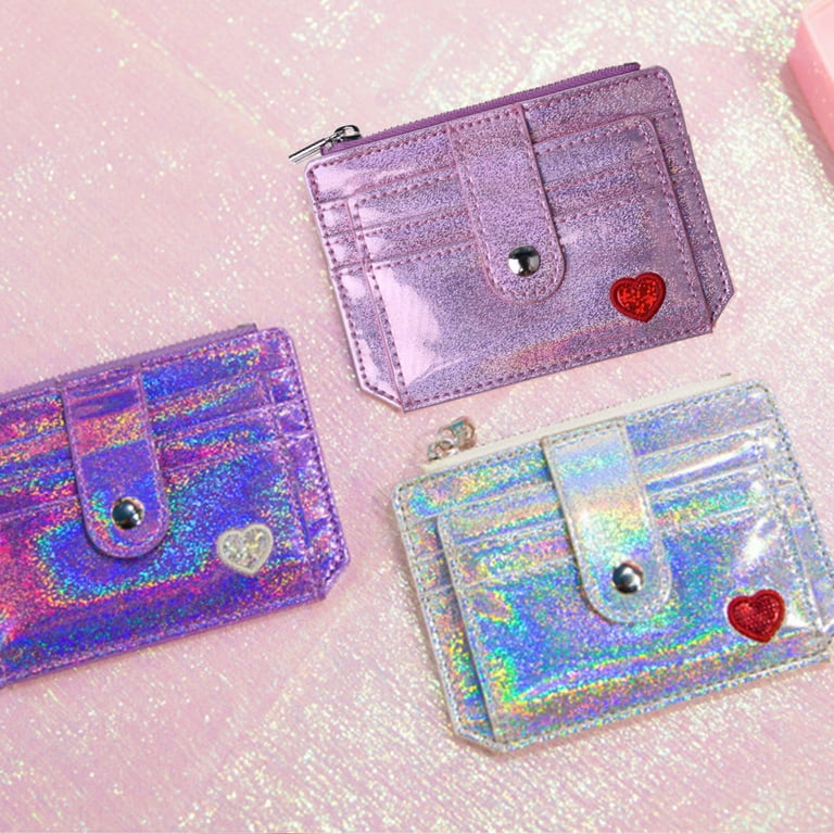 holographic card case Amazon.com: RARITYUS Women Shiny Wallet Holographic Bifold Leather Small Card  Holder Coin Change Wallet Clutch Purse : Clothing, Shoes & Jewelry