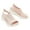 Pink, variant on Xinyolin Women Sandals Wedge Fish Mouth Breathable Thick Sole Hollow Out Slip-On Shoes for Beach