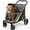 Black, variant on Memoryfield Extra Large Dog Stroller for Large Dogs up to 176 lbs, Heavy Duty Pet Stroller with All-Terrain Wheels, Foldable, Foot Brake & Storage Basket, White